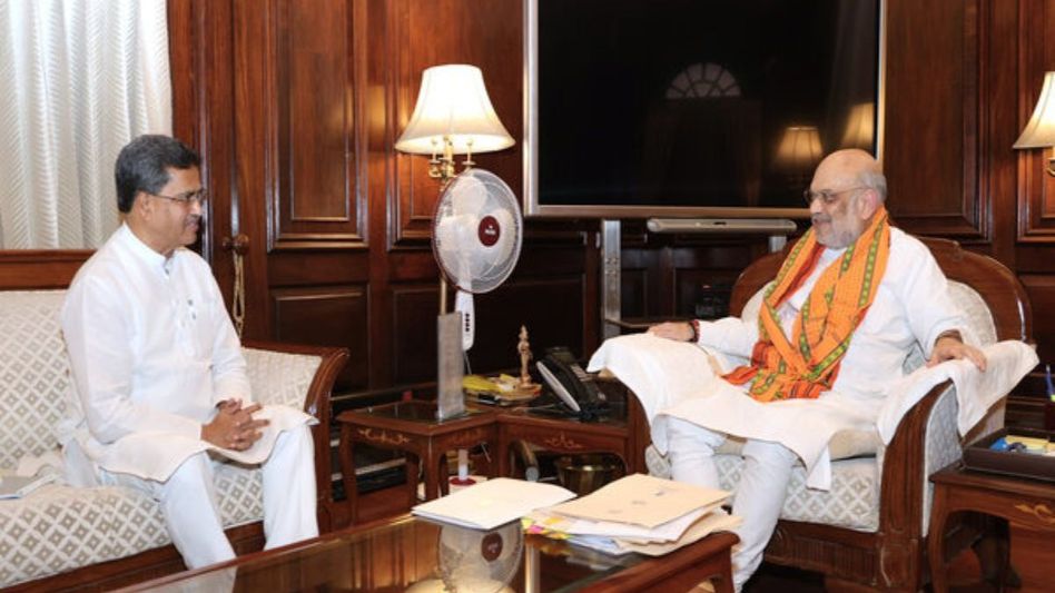 Tripura CM Meets Amit Shah, Seeks Diplomatic Intervention Over Bangladesh Dam Issue