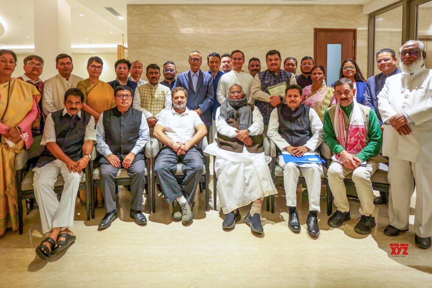 Congress Leaders Strategize to Oust BJP in Assam, Kharge Vows to End “Corruption and Division”