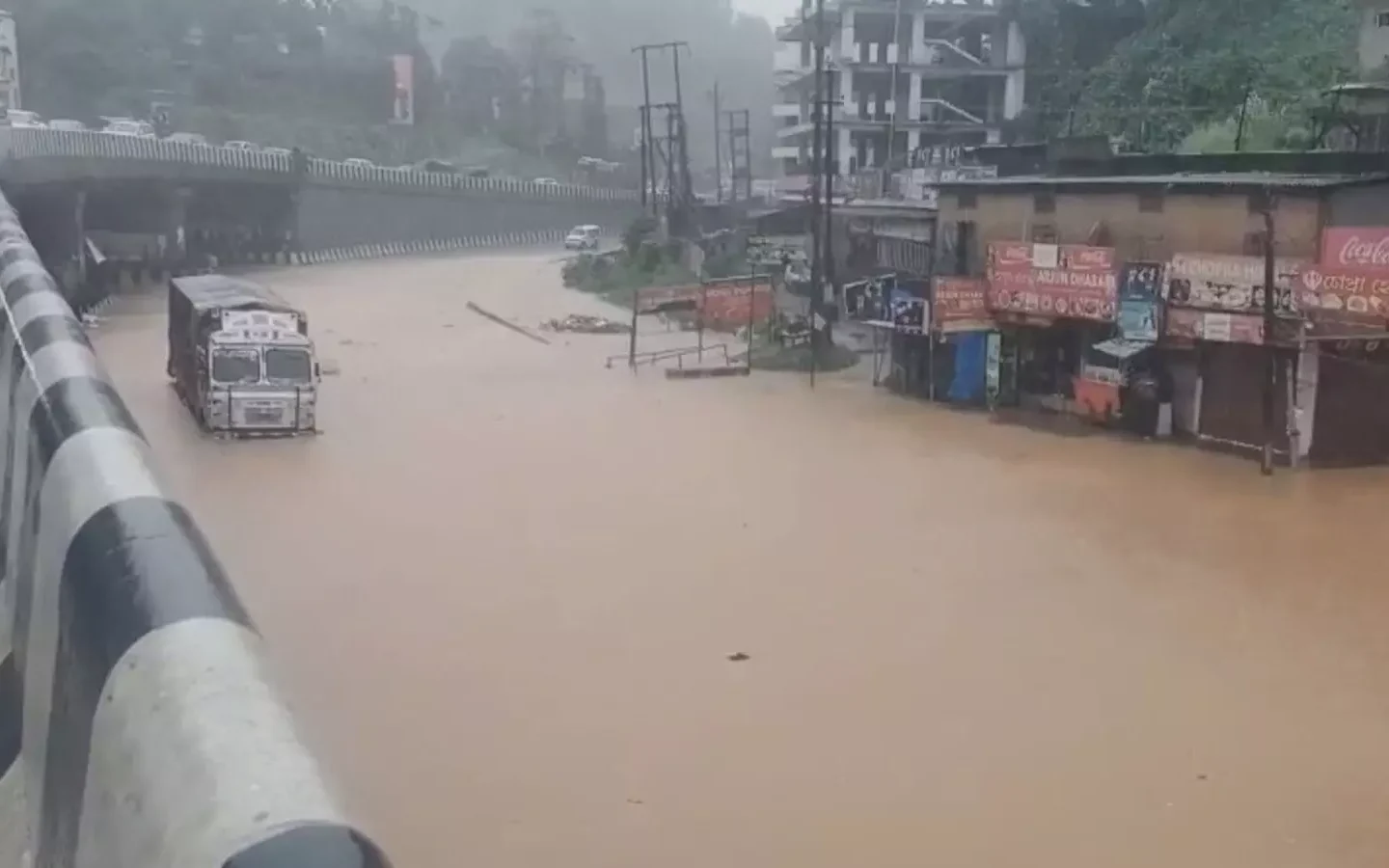 “Assam Minister Inspects Flood-Hit Guwahati; 5 Dead in Rain-Induced Landslides”