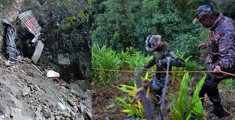 Truck With 22 Labourers Falls Into Deep Gorge In Anjaw, Arunachal