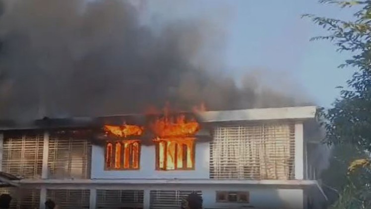 Violence Erupts in Assam’s Kheroni: Police Firing Injures Protesters, KAAC Chief Tuliram Ronghang’s House Torched Amid Land Dispute