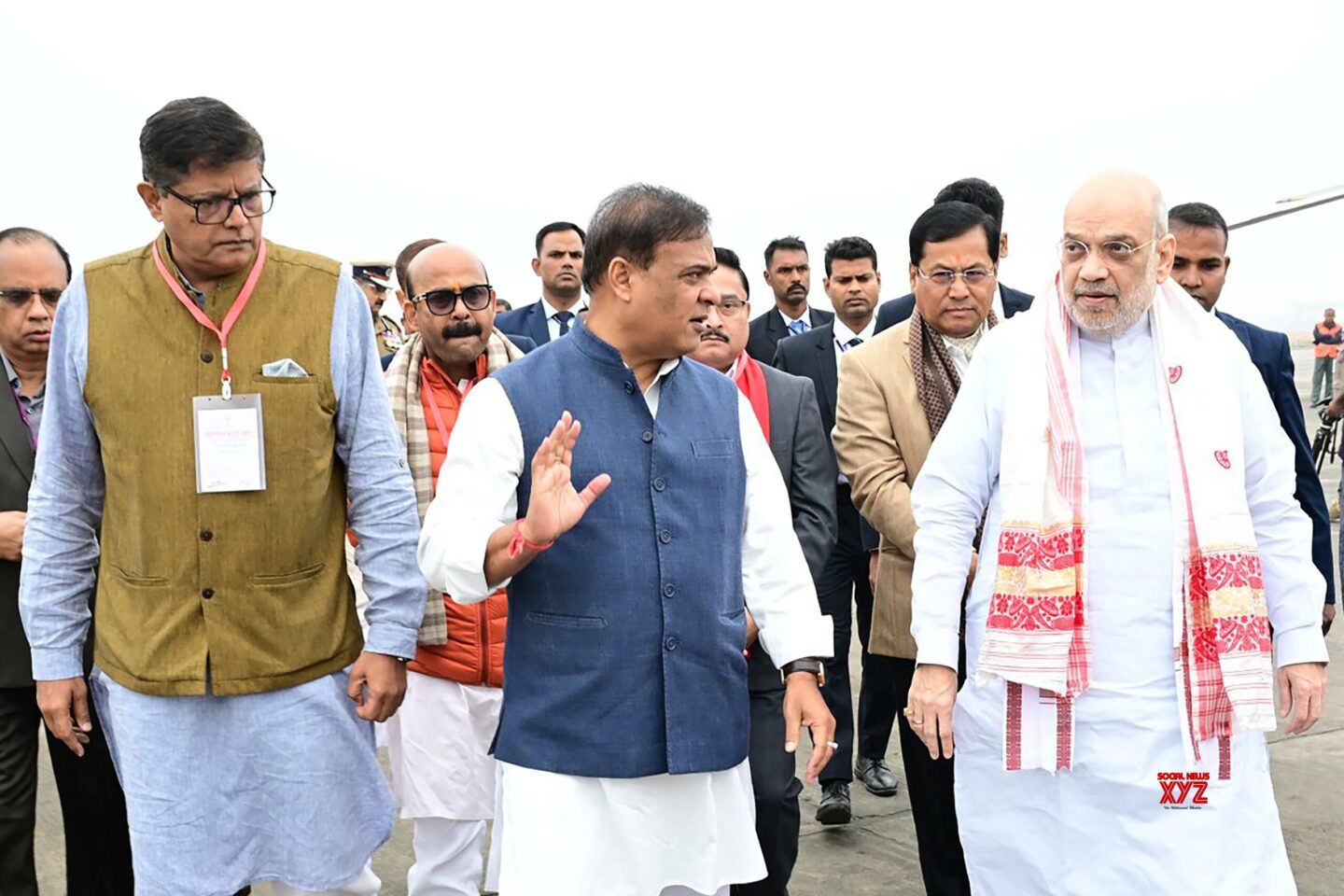 Union Home Minister Amit Shah Arrives in Assam on Day-Long Visit Amid Adverse Weather