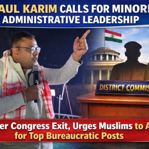 Rejaul Karim Sparks Fresh Debate After Congress Exit, Urges Minority Muslims to Aim for Administrative Leadership