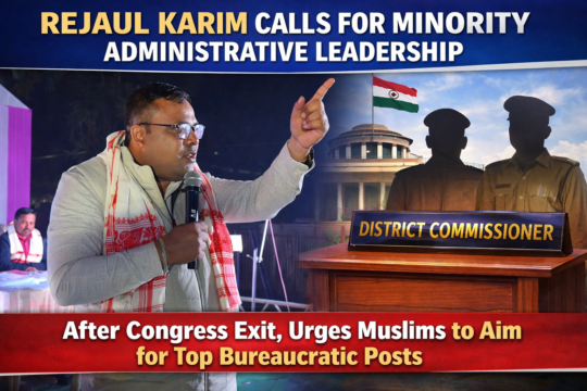 Rejaul Karim Sparks Fresh Debate After Congress Exit, Urges Minority Muslims to Aim for Administrative Leadership