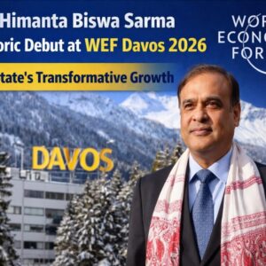 **Assam CM Himanta Biswa Sarma Makes Historic Debut at WEF Davos 2026, Spotlight on State's Transformative Growth**
