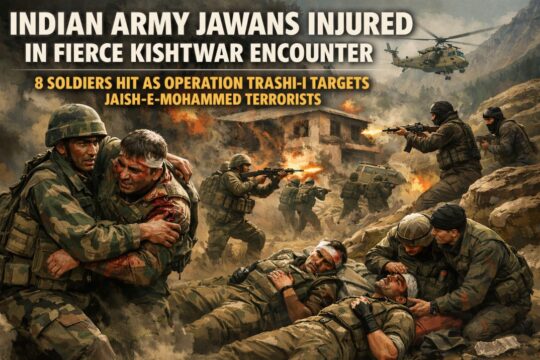 Indian Army Jawans Injured in Fierce Kishtwar Encounter: 8 Soldiers Hit as Operation Trashi-I Targets Jaish-e-Mohammed Terrorists