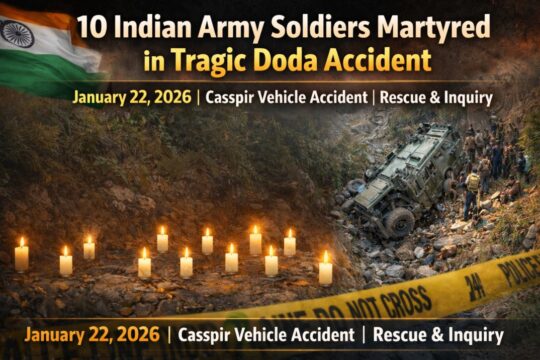 10 Indian Army Heroes Martyred in J&K Doda Accident