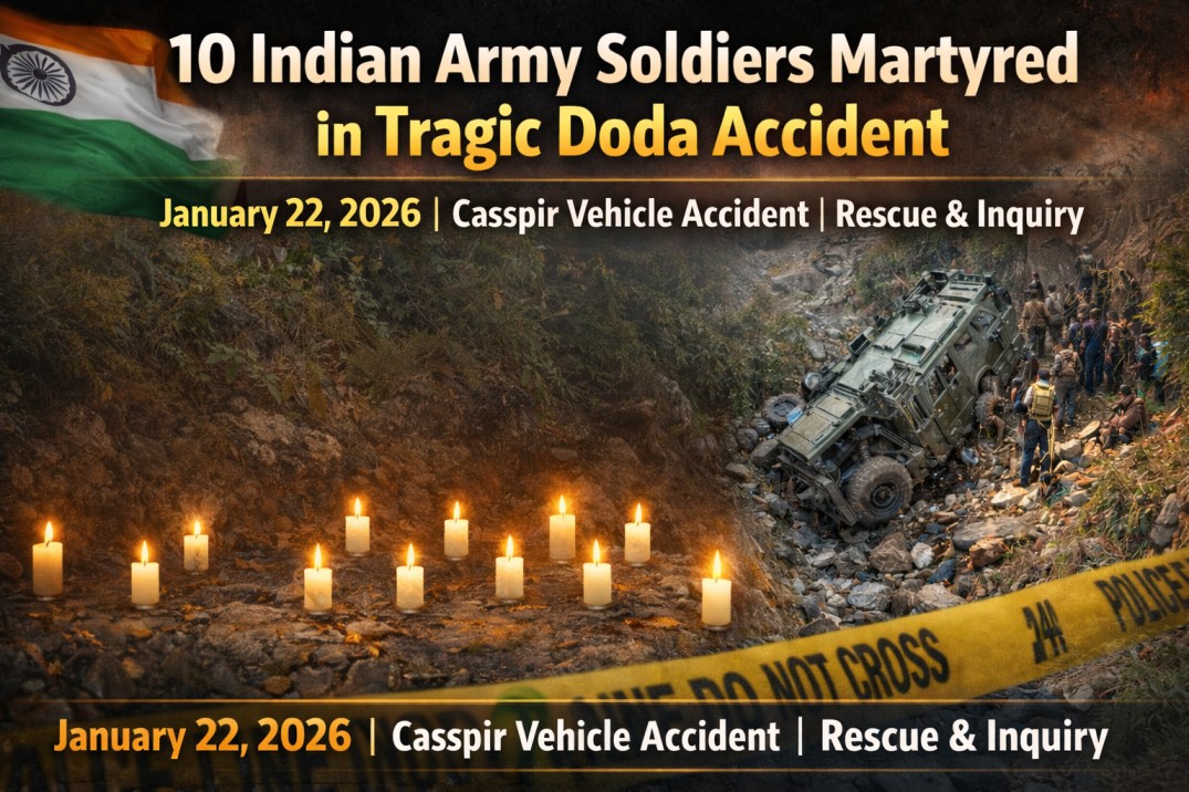 10 Indian Army Heroes Martyred in J&K Doda Accident