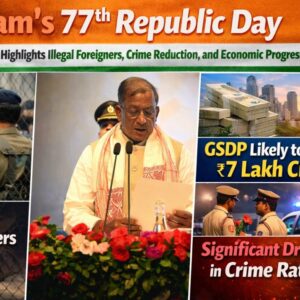 Assam Republic Day: GSDP to Cross ₹7 Lakh Crore, Crime Drops Sharply