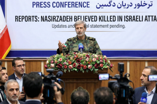 Iran Defence Minister Amir Hatami Killed In Israeli Strikes