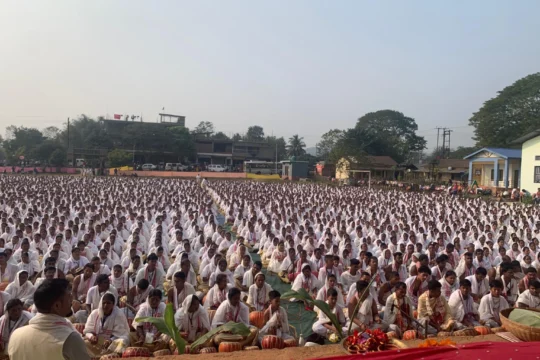 15,555 Women Set World Record in Dihanam at Jerenga Pathar