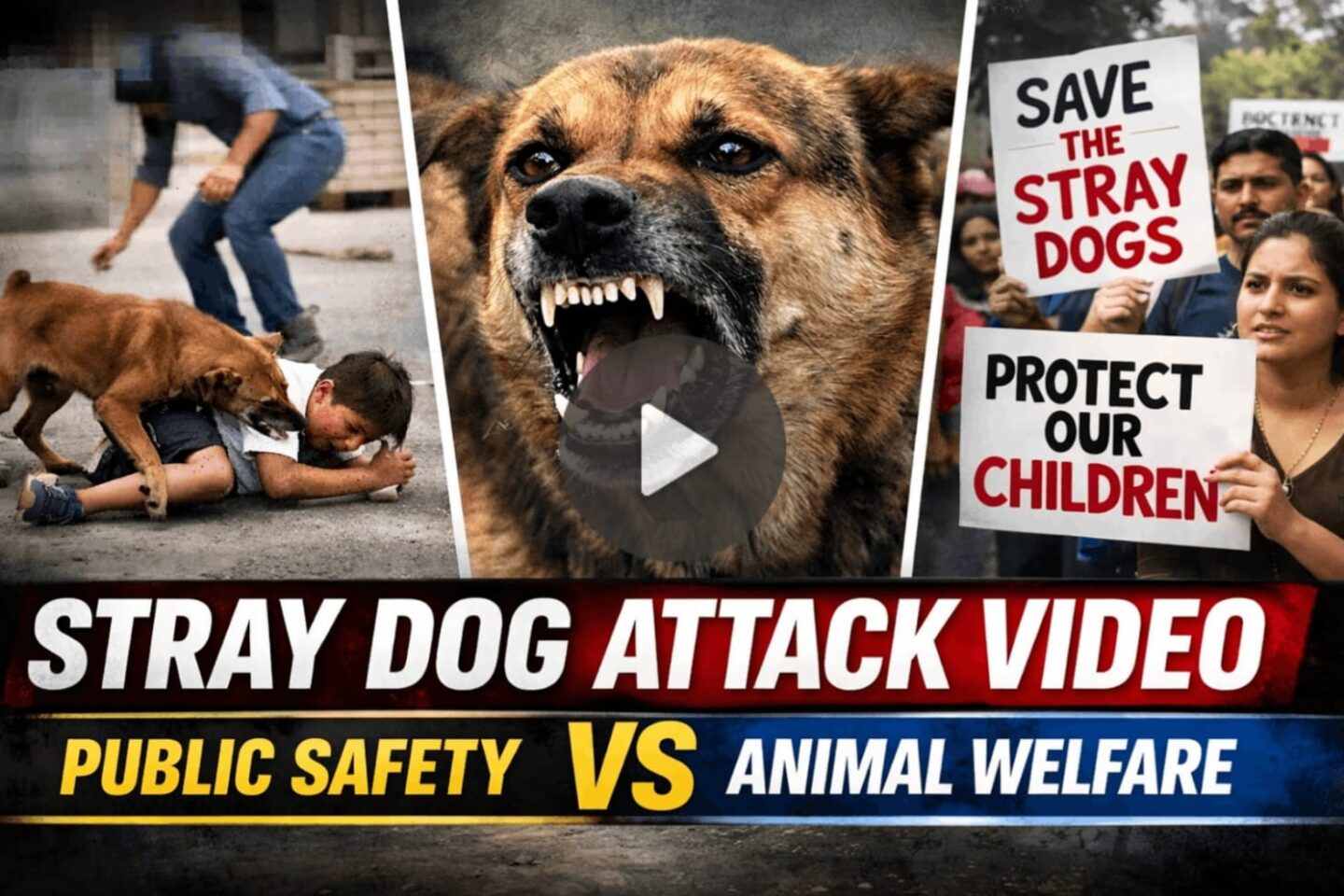 Stray Dog Attack Viral Video Sparks Nationwide Debate on Public Safety and Animal Welfare in India