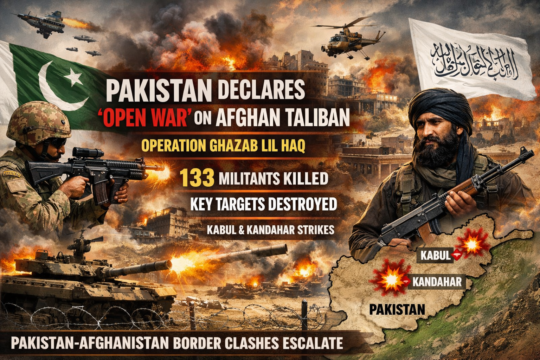 Pakistan-Afghanistan Border Clashes Erupt: 133 Taliban Slain in Savage Blow