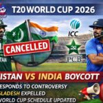 Pakistan Boycotts India Clash in T20 WC 2026