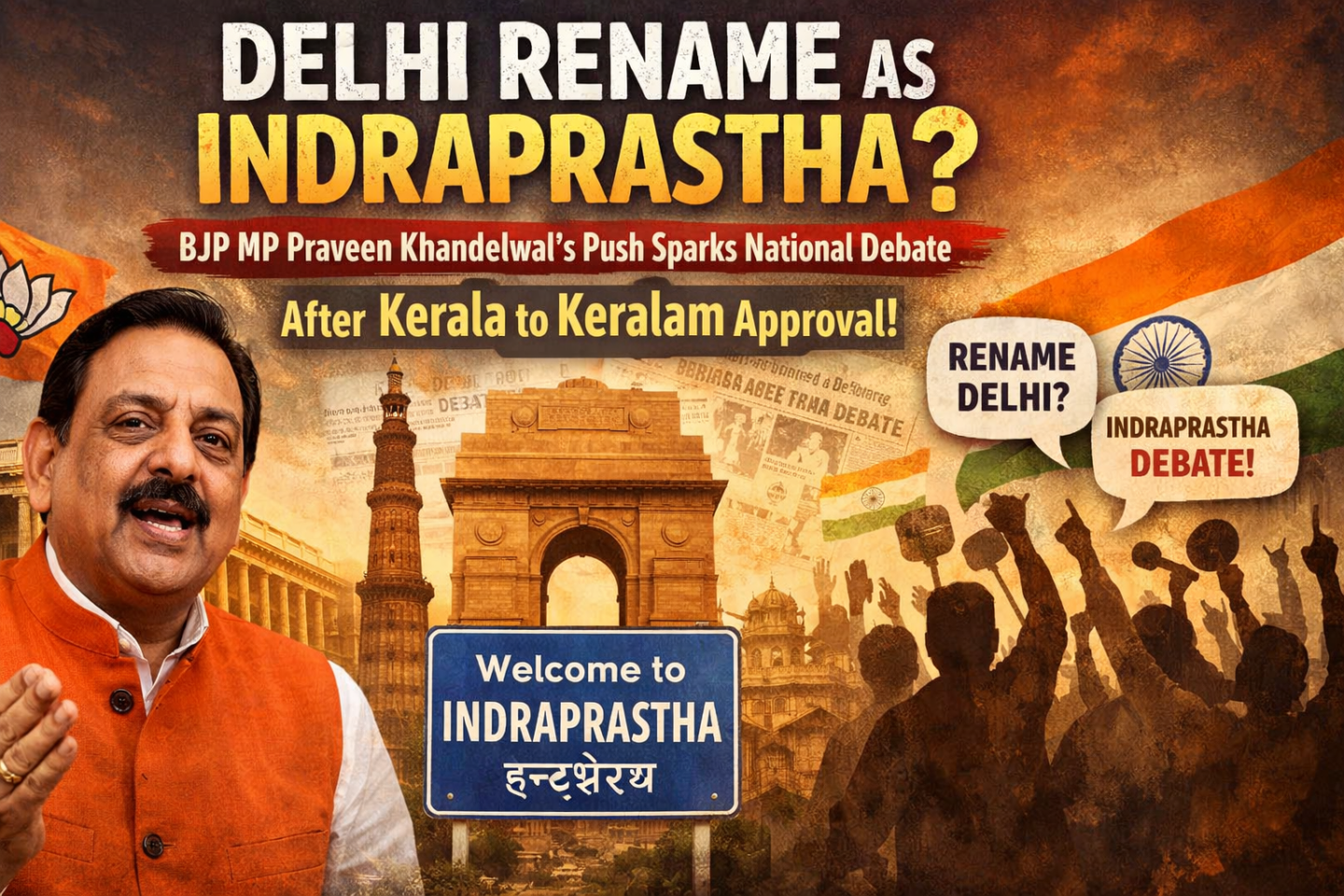Shocking Demand: Delhi Rename as Indraprastha in 2026 Surge