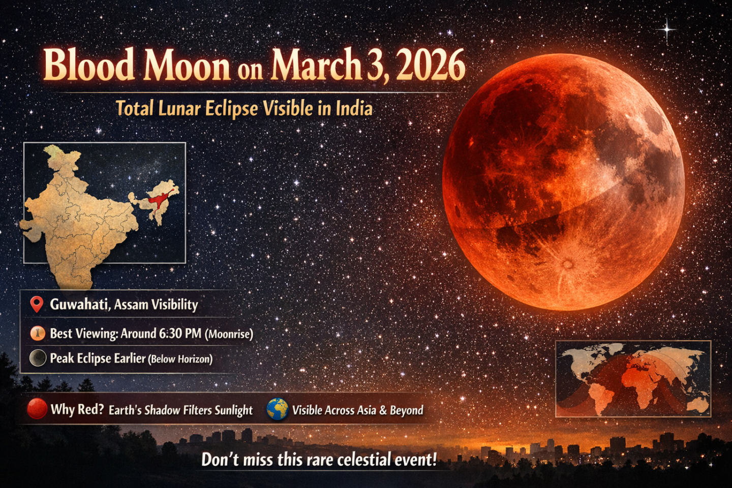 Epic 58-Min Stunning Blood Moon Eclipse Awaits You!