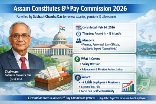 8th Pay Commission 2026: Major Salary Revision for State Employees Under Subhash Chandra Das Leadership