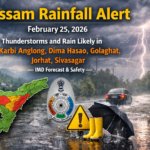 6 Assam Districts Hit by Sudden Rainfall Alert Tonight