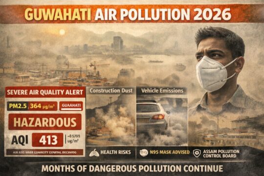 Guwahati Air Pollution Crisis Hits Deadly 294 AQI Peak
