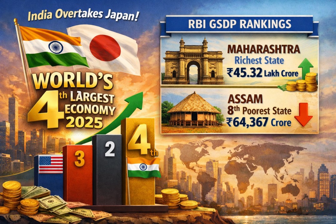 India Becomes World’s Fourth Largest Economy in 2025