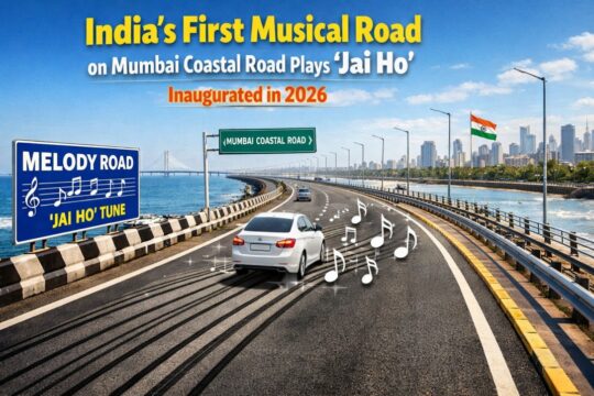 Mumbai Coastal Road Gets India's 1st 'Jai Ho' Musical Road