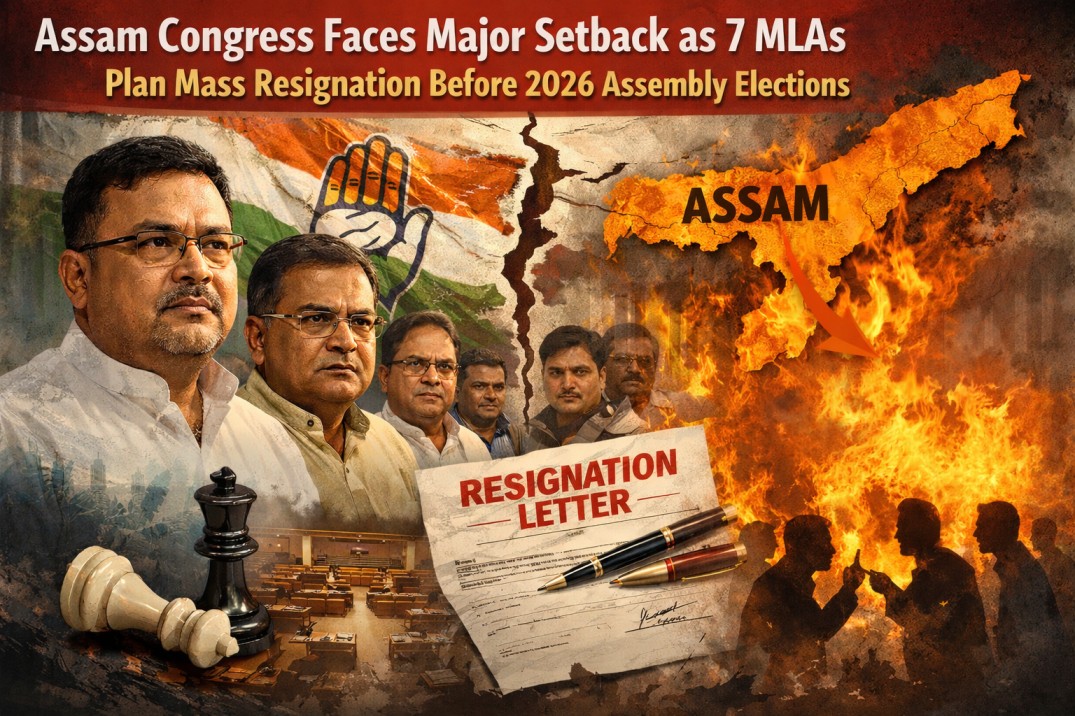 Assam Congress in Crisis: 7 MLAs to Quit Before 2026 Polls