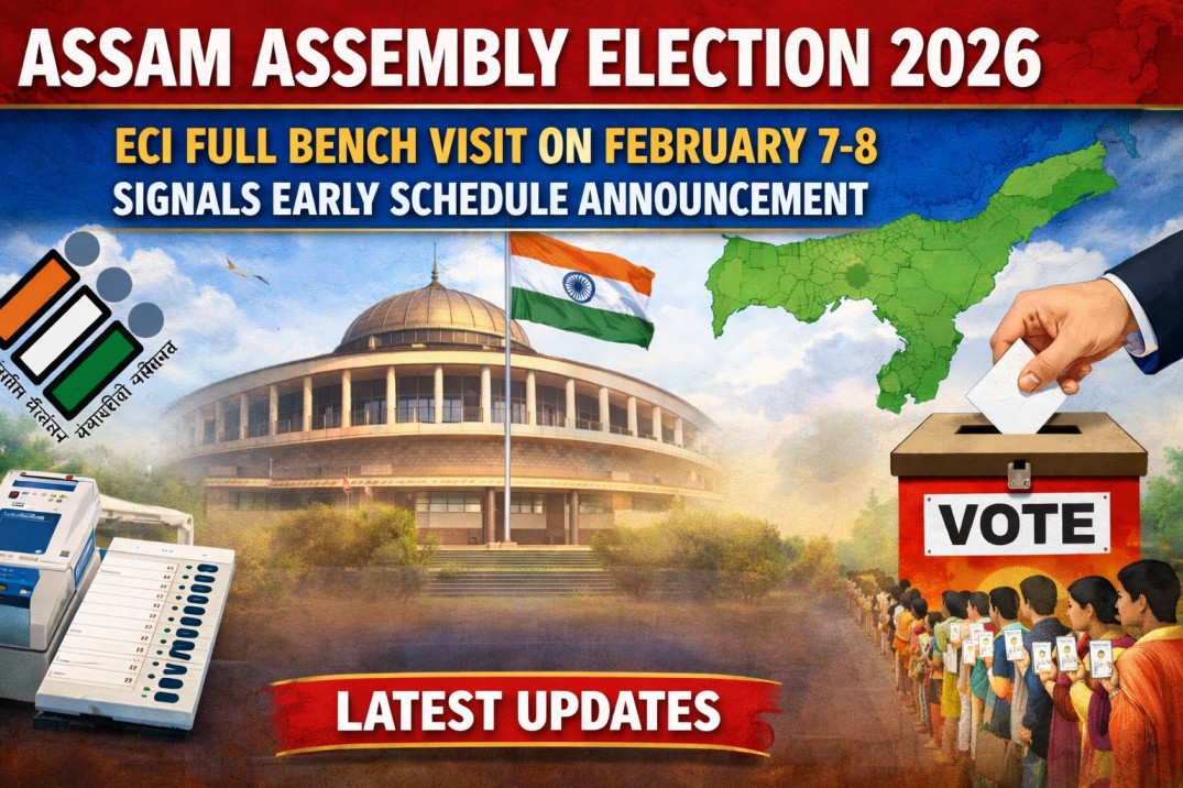 Assam Assembly Election 2026: ECI Full Bench Visit on February 7-8 Signals Early Schedule Announcement | Latest Updates
