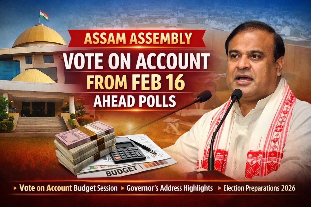 Assam Assembly Final Session Starts Feb 16 with Vote on Account