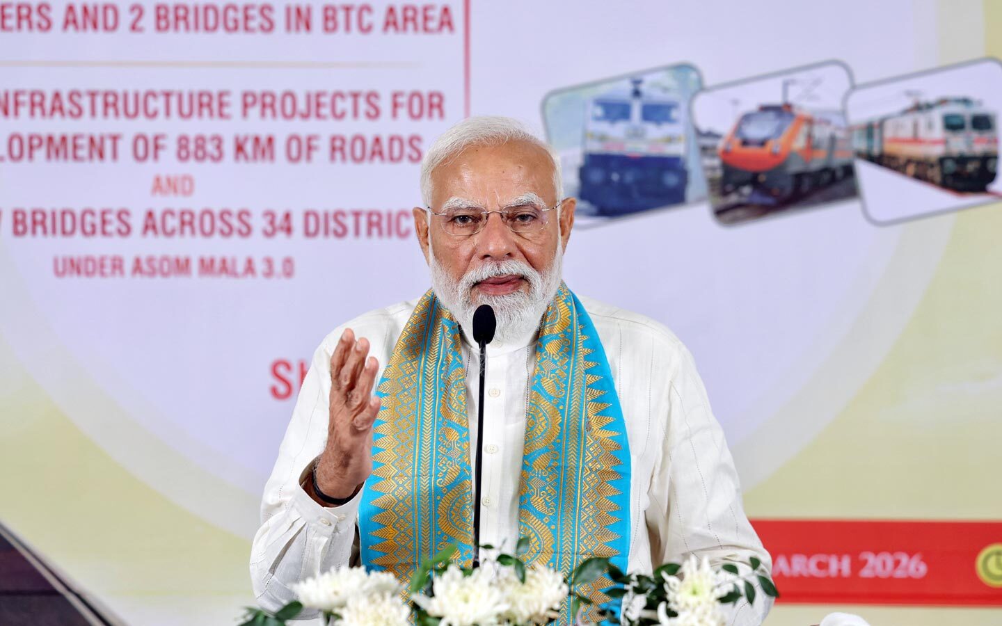 PM Modi Distributes Land Patta to Tea Tribes, Launches Rs 24,000 Cr Projects in Assam
