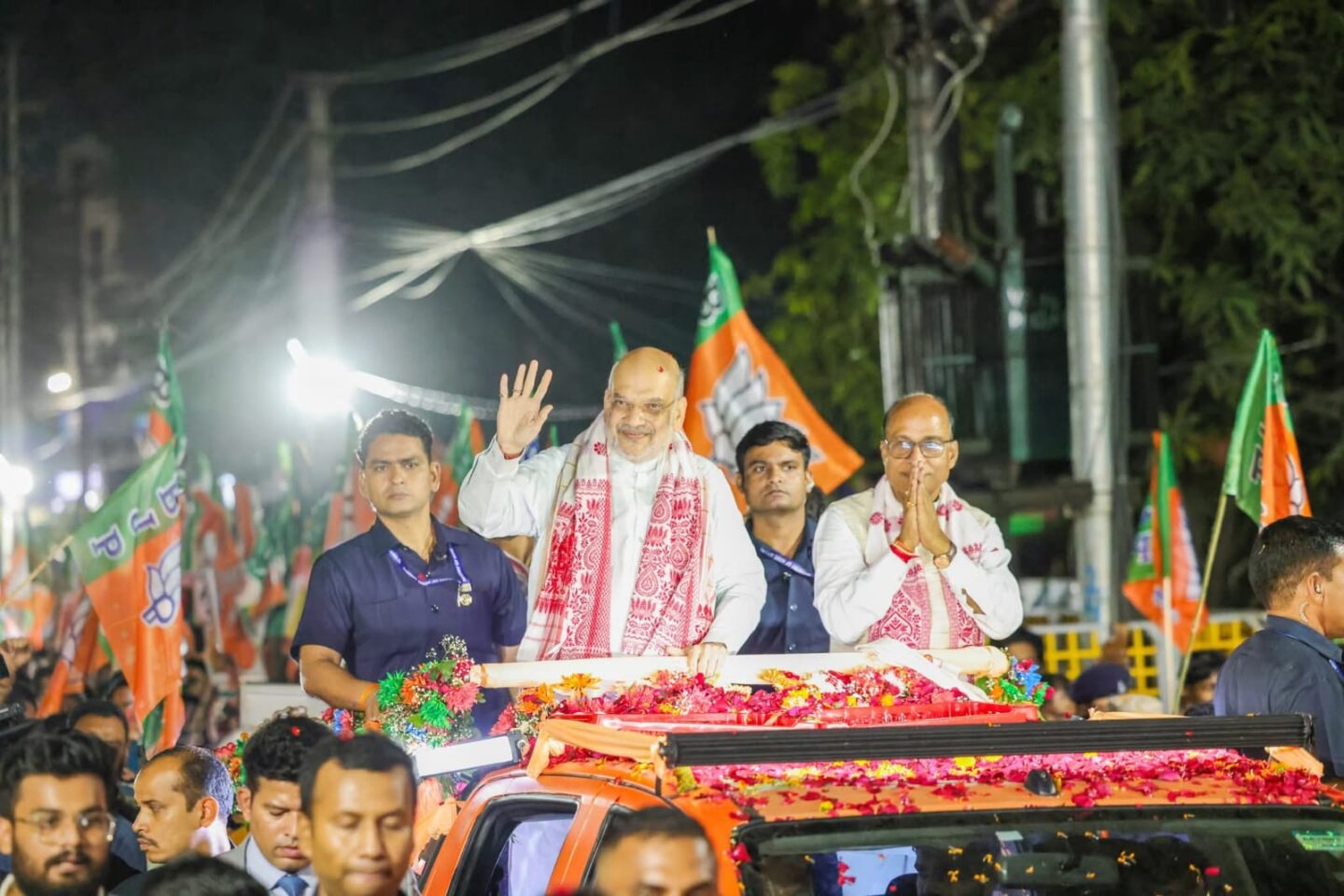 Amit Shah Predicts Landslide Victory for NDA in Assam Assembly Election, Sets Sights on 90+ Seats