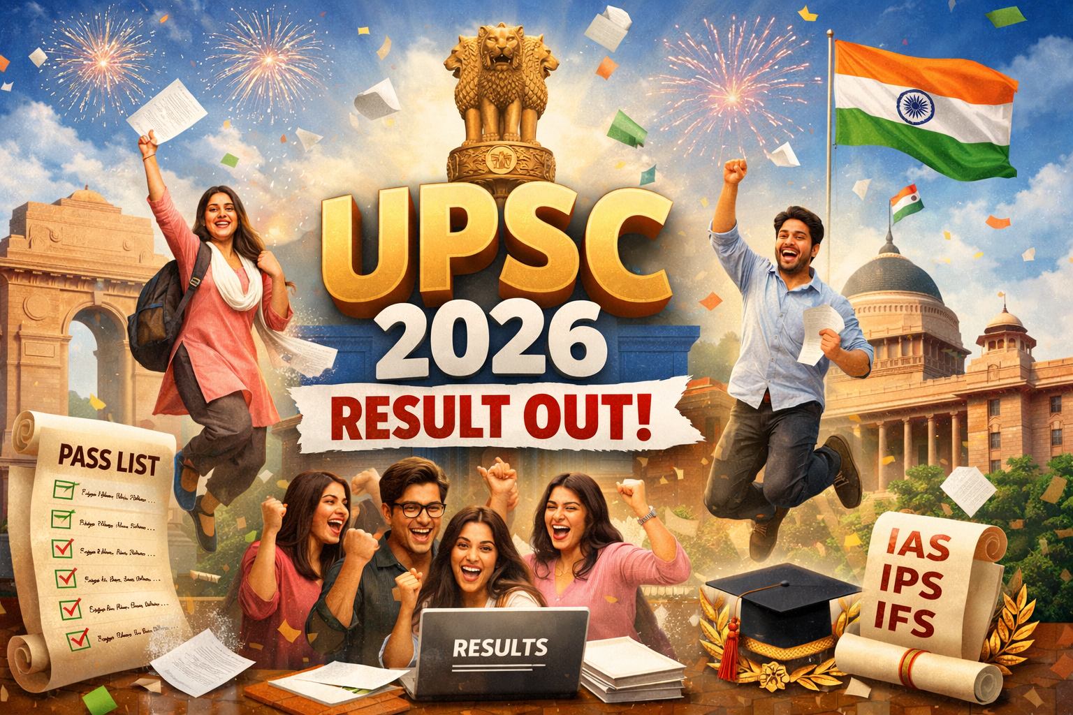 Massive UPSC 2026 Result Out: 958 Heroes Selected!