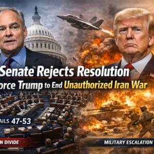 Senate Rejects Resolution to Force Trump: 53-47 Shock Defeat