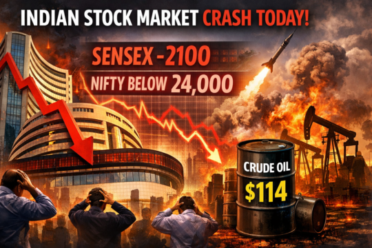 Stock Market Crashes: 2,400 Points Plunge in Brutal Sell-Off