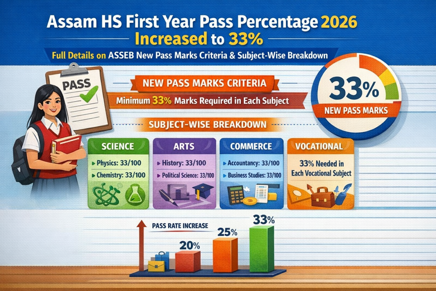 ASSEB Shocks Students: Pass Marks Jump to 33% in 2026!