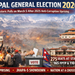 Nepal's 2026 Election:: Historic Polls on March 5 After 2025 Anti-Corruption Uprising – Key Contenders, Jhapa-5 Battle & What’s at Stake