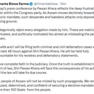 Himanta Biswa Sarma Strongly Rejects Congress Allegation Over Wife Riniki Bhuyan Sharma’s Three Passports