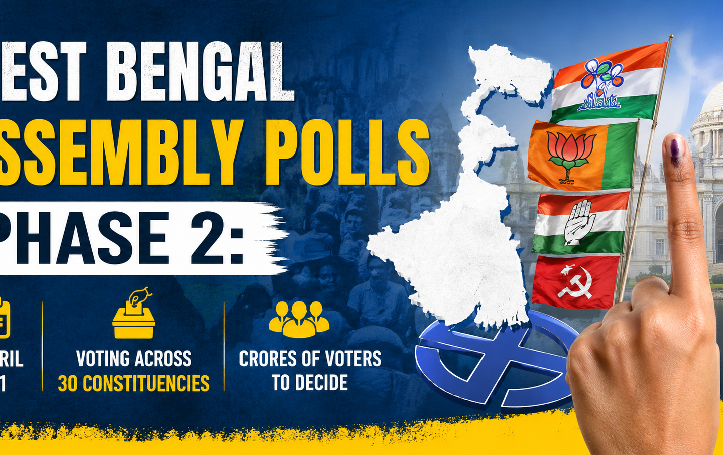 West Bengal Assembly Polls Phase 2: 3.21 Cr Voters Strike!