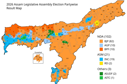 Assam Election Result: BJP's Historic 102 Seat Triumph