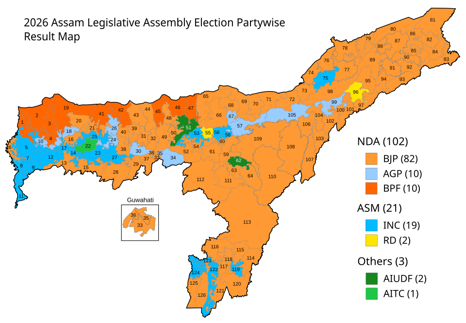 Assam Election Result: BJP’s Historic 102 Seat Triumph