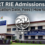 NCERT RIE Admissions 2026
