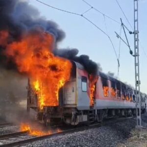 Shocking Rajdhani Express Fire: 68 Passengers Safe in Kota Blaze