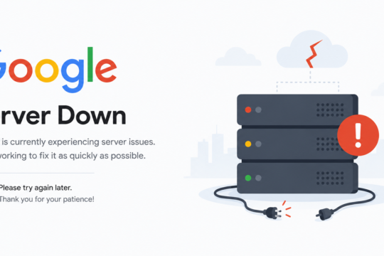Massive Crisis: 500 Google Server Down in Shocking Outage