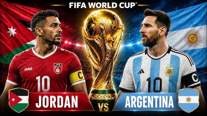 Messi Scores 6th! Argentina Crush Jordan 3-1 in FIFA World Cup