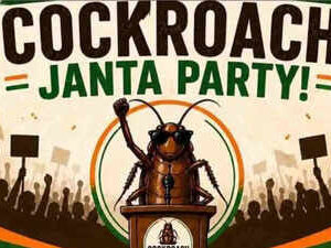 Cockroach Janta Party Demanding Dharmendra Resignation