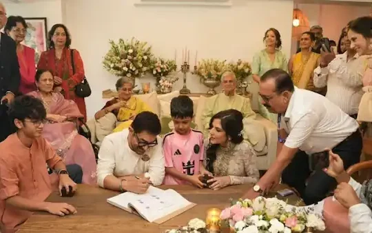 Aamir Khan Marriage to Gauri Spratt: Intimate Bandra Wedding & Viral Silver Anklet Steal Spotlight