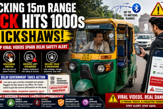 Shocking 15m Range Hack Hits 1000s E-Rickshaws!