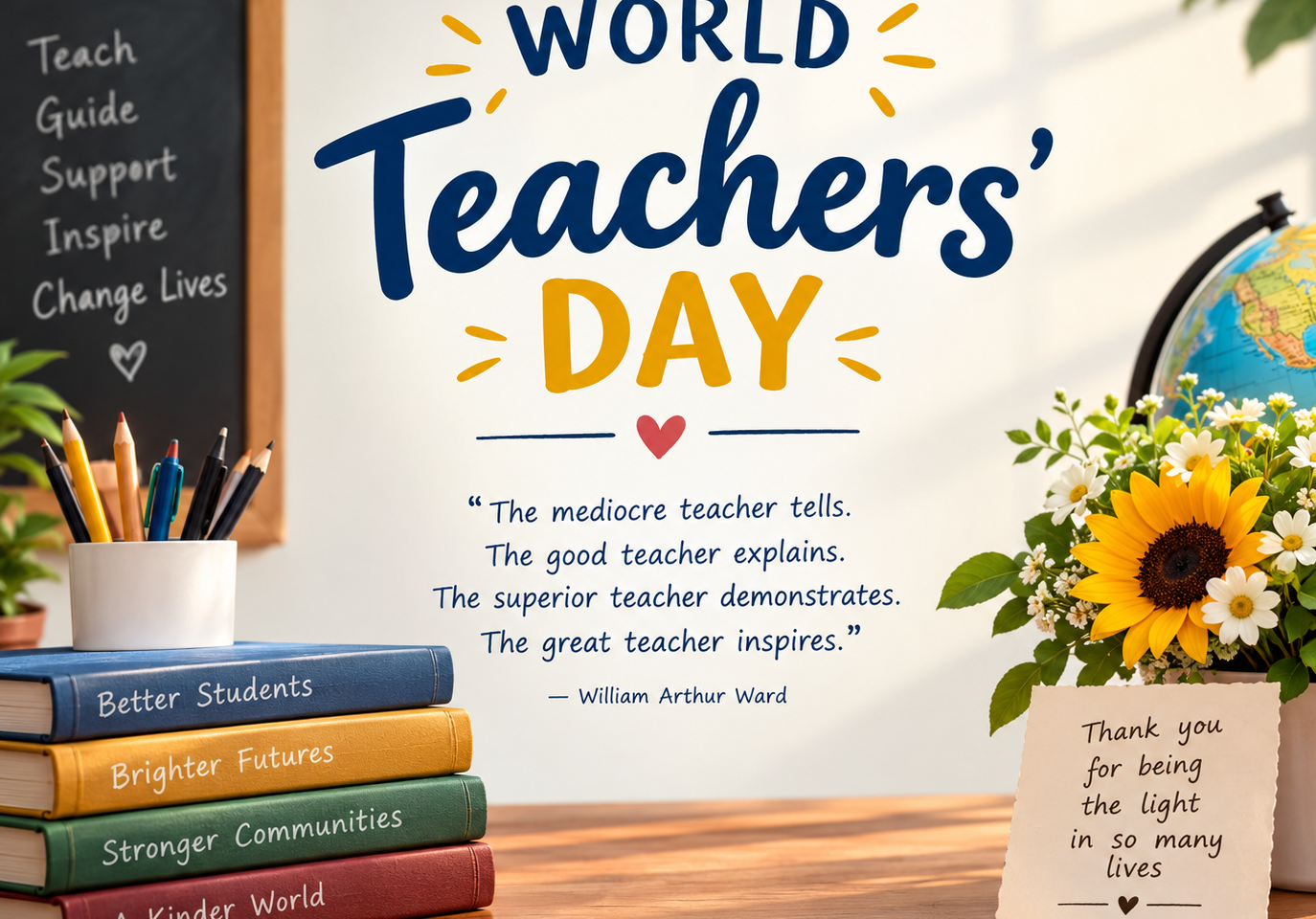 World Teachers’ Day 2026: Standing With Teachers on 60th Anniversary Amid 44 Million Shortage